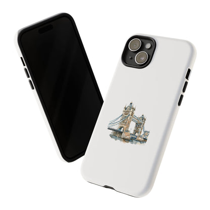 Watercolor London Bridge Phone Case - Tough and Stylish Protective Cover