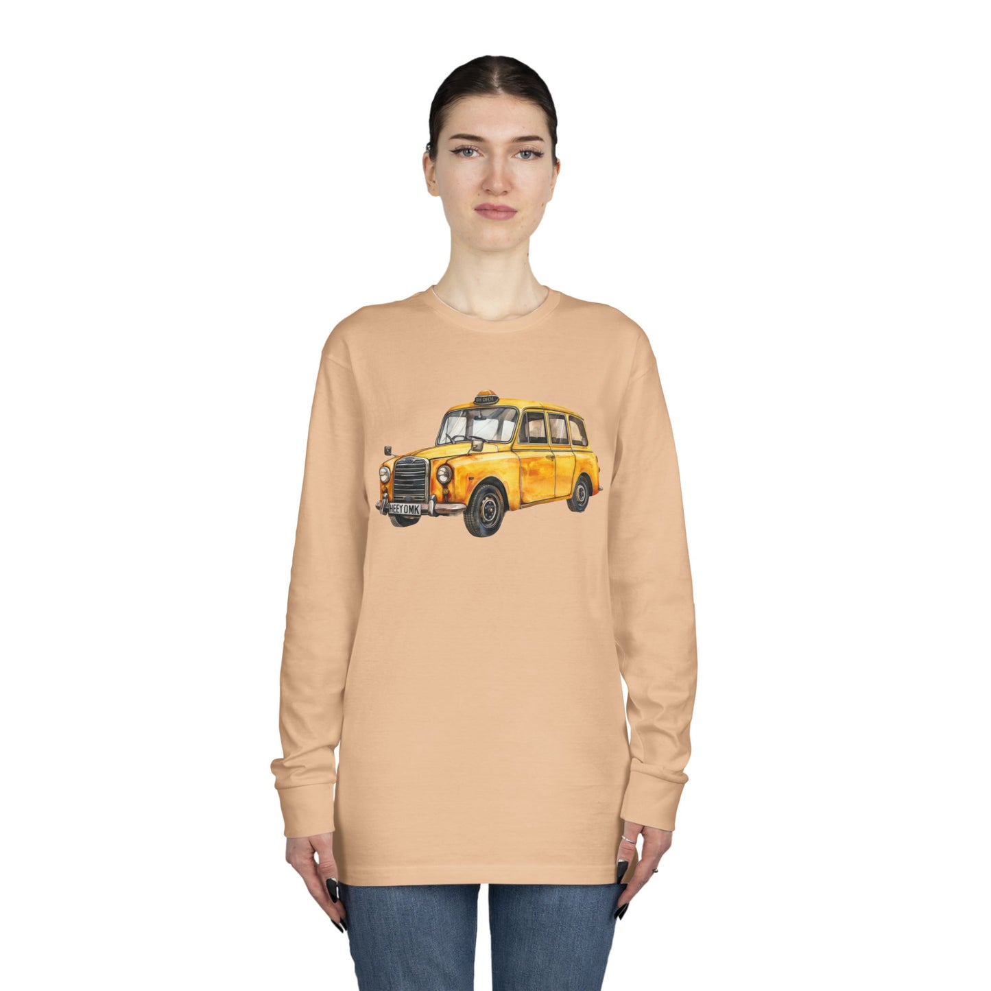 Long Sleeve Crewneck Tee - British Vintage Car
