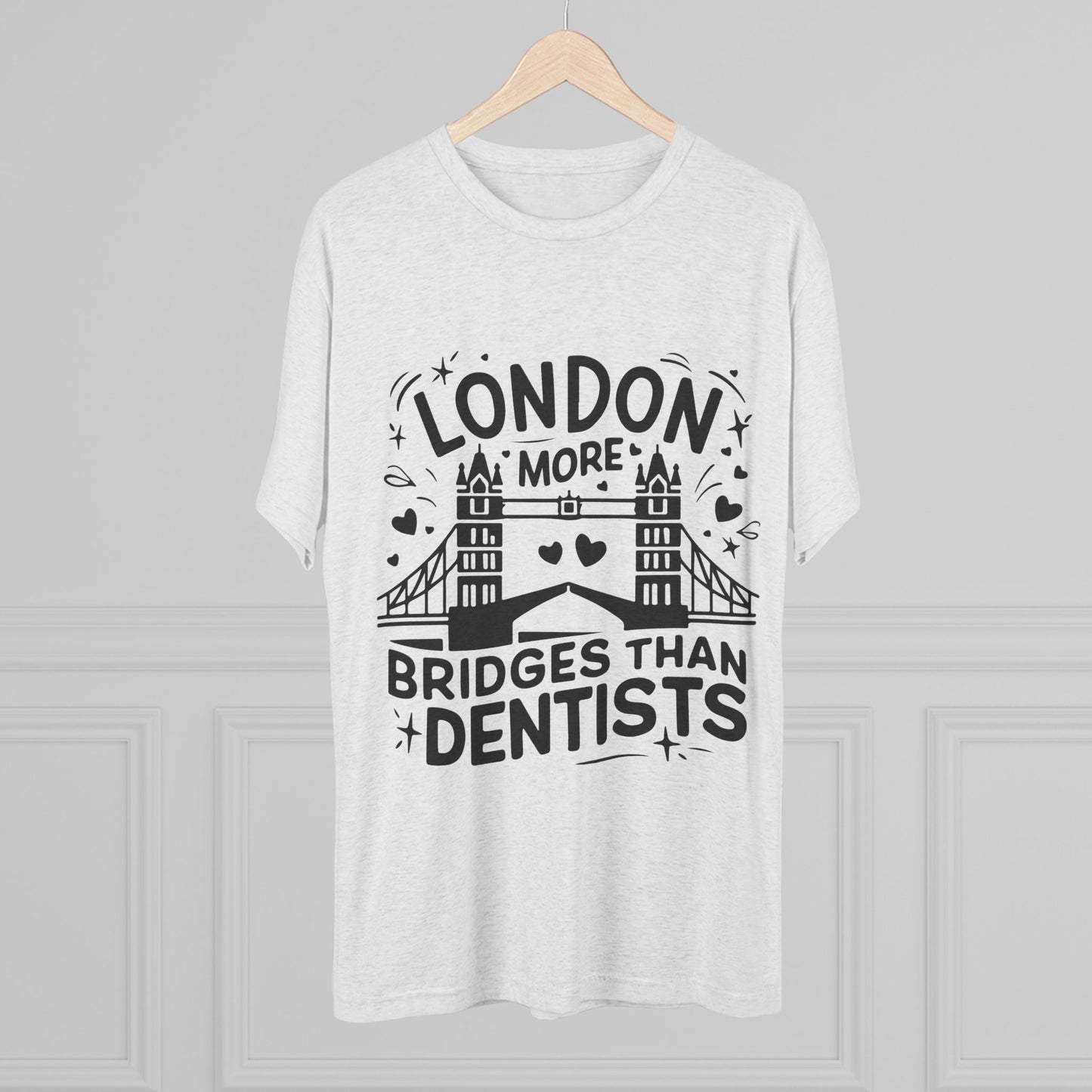 London is having more Brigdes Elegant Unisex Tri-Blend Crew Tee