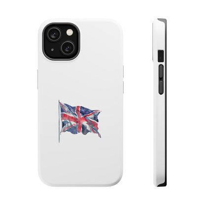 UK Flag Magnetic Tough Case, Durable Phone Cover, British Pride Accessory, Gift for Travelers, Patriot’s Tech Protector