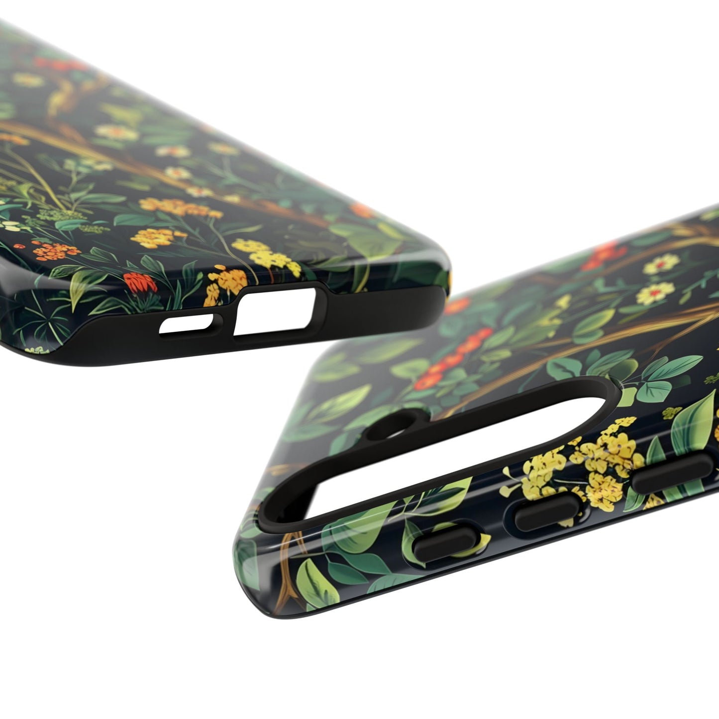 Floral iPhone Case, Nature Inspired Tough Case, Botanical Phone Cover, Eco-Friendly Gift, Unique Floral Design