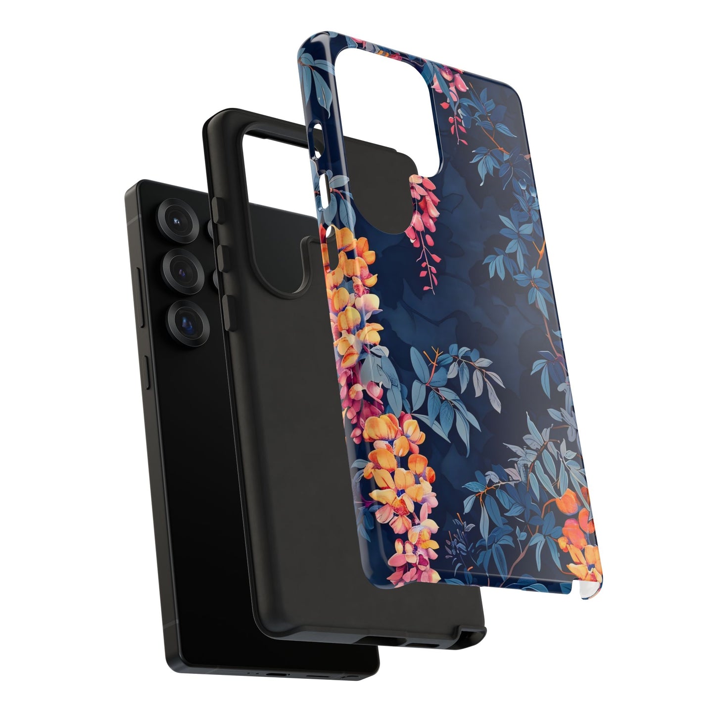 Floral iPhone Case, Tough Phone Cover, Gift for Her, Nature Lover Accessory, Spring Decor, Unique Floral Design
