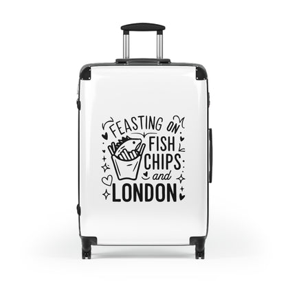 Fish Chips and London - Suitcase