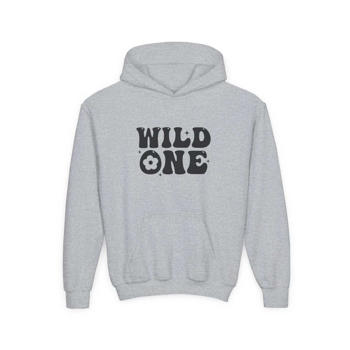 Youth Wild One Hoodie - Cozy Blend Sweatshirt for Adventurous Kids