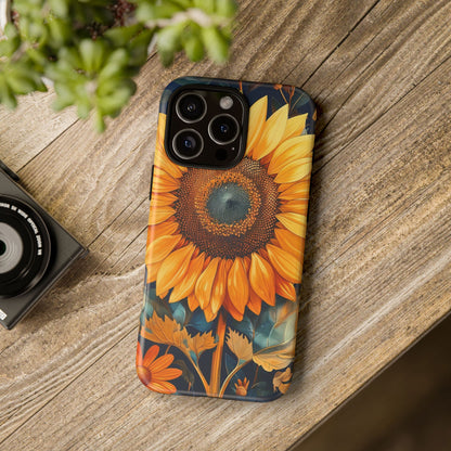 Sunflower Phone Case - Floral Design for Nature Lovers, Cute Spring Accessory, Gift for Her, Eco-Friendly Cover