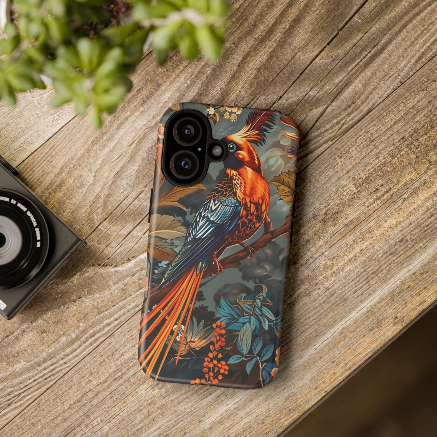 Tough Cases: Vibrant Bird Phone Case, Nature Lover Gift, Outdoor Adventure Accessory, Phone Protection, Wildlife Enthusiast