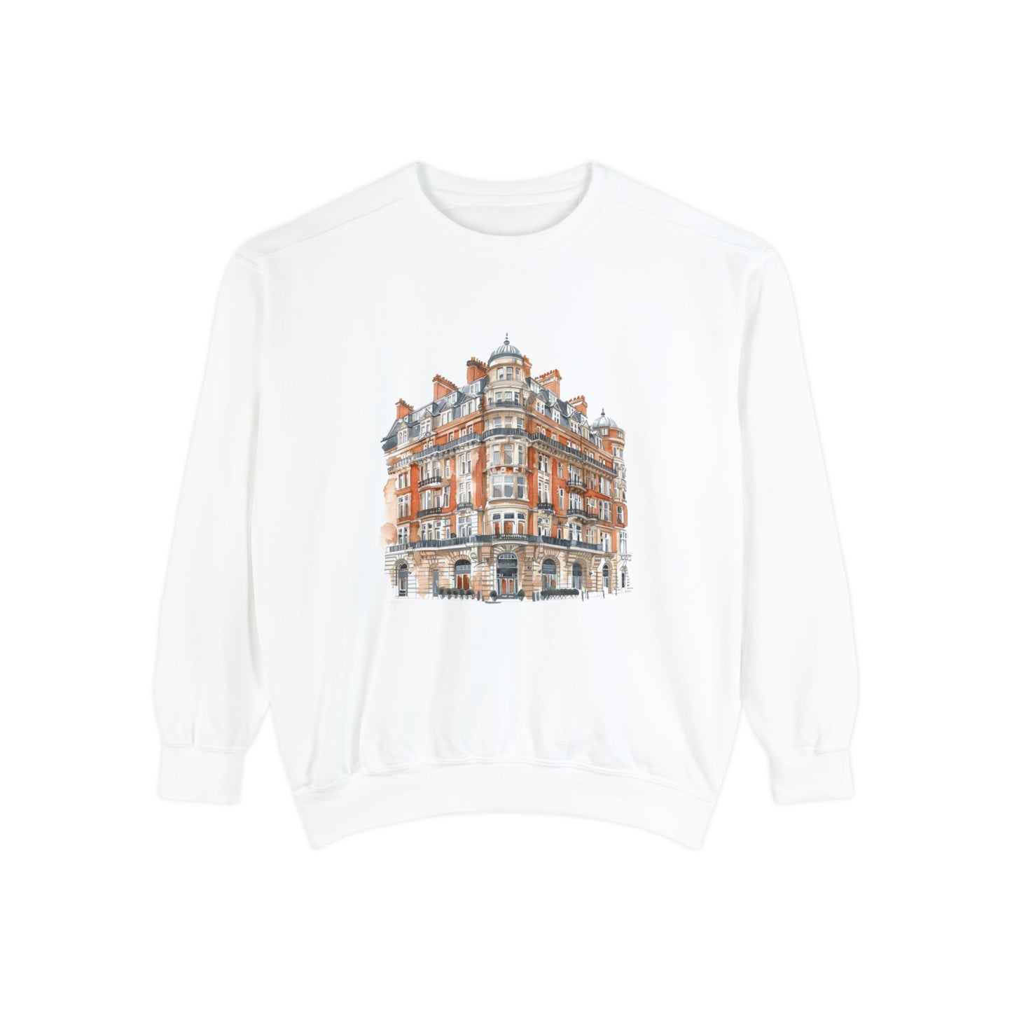 Unisex Garment-Dyed Sweatshirt - British Historic Building