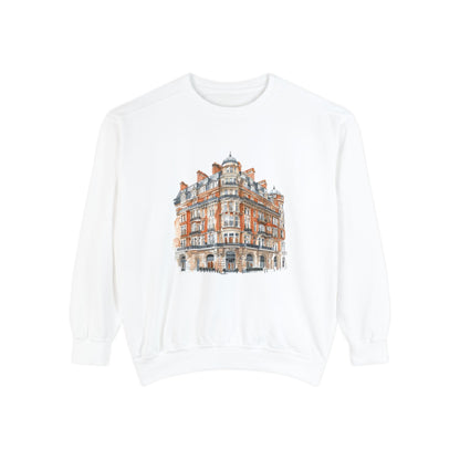 Unisex Garment-Dyed Sweatshirt - British Historic Building