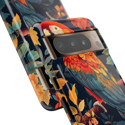Vibrant Parrot Phone Case - Tough, Stylish, Nature-Inspired, Tropical, Wildlife, Perfect Gift, Summer Vibes