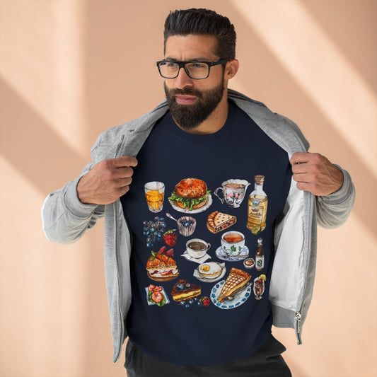 Unisex Crewneck Sweatshirt - Vintage London Icons