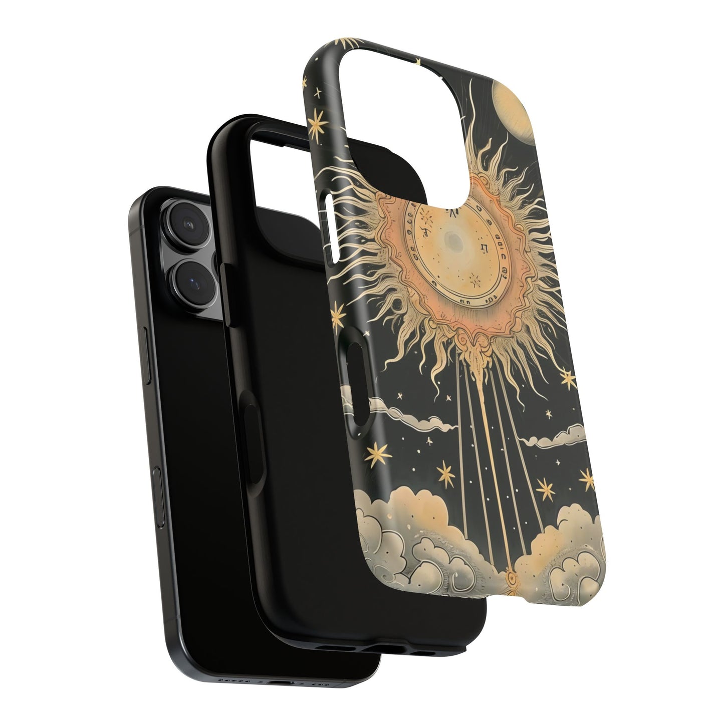 Celestial Phone Case, Tough Cases for Astrology Lovers, Cosmic Design, Gift for Astronomers, Unique Phone Accessories