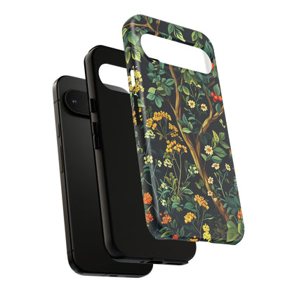 Floral iPhone Case, Nature Inspired Tough Case, Botanical Phone Cover, Eco-Friendly Gift, Unique Floral Design