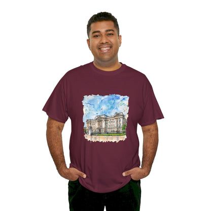 The Heart of British Culture and Iconic Landmarks Classy Unisex Heavy Cotton T-Shirt