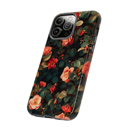 Floral Phone Case - Elegant Floral Design, Tough Protective Case, Perfect Gift for Her, Trendy Phone Accessories, Mother’s Day, Birthday