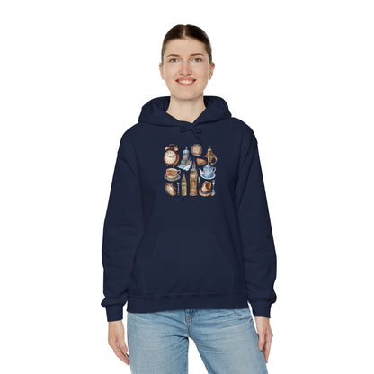 Unisex Heavy Blend™ Hooded Sweatshirt - Old World Charm - British Pub Traditions