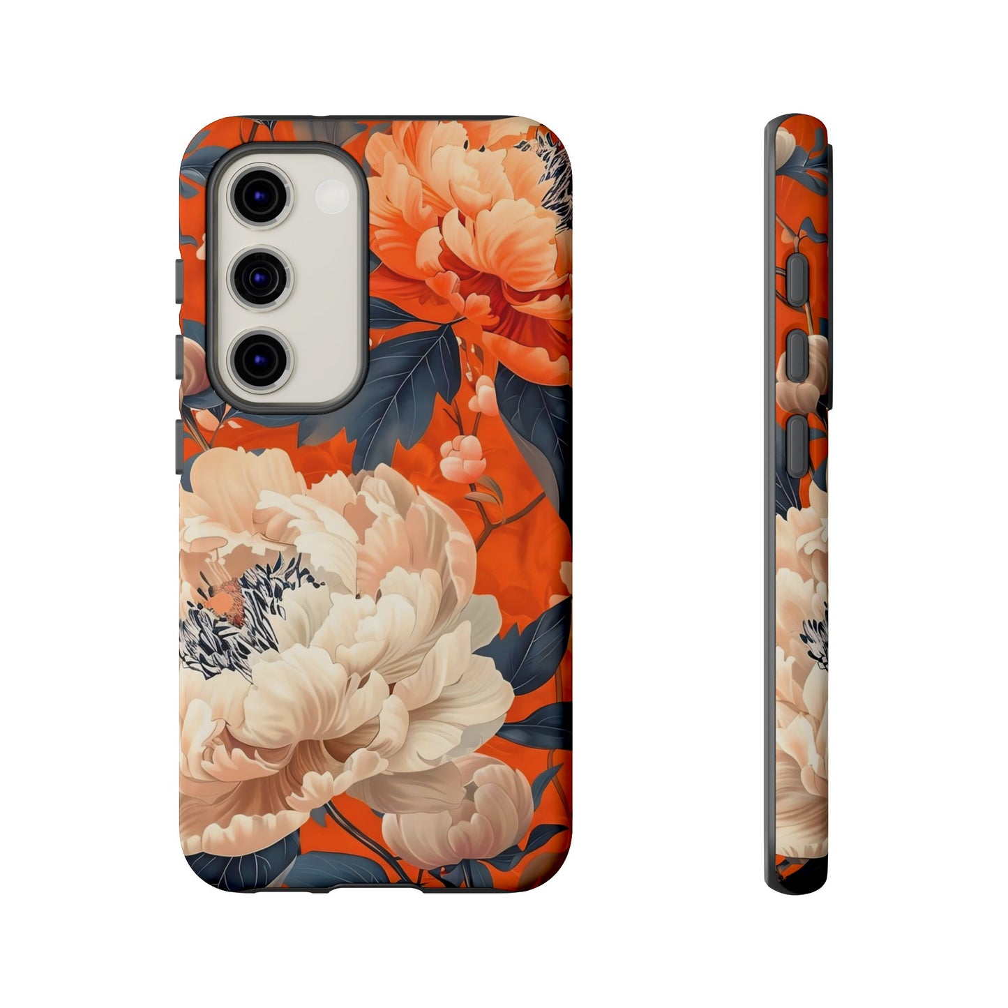 Floral Tough Case, Durable Floral Phone Case, Stylish Protection Case, Gift for Her, Spring Accessories, Mother’s Day Gift