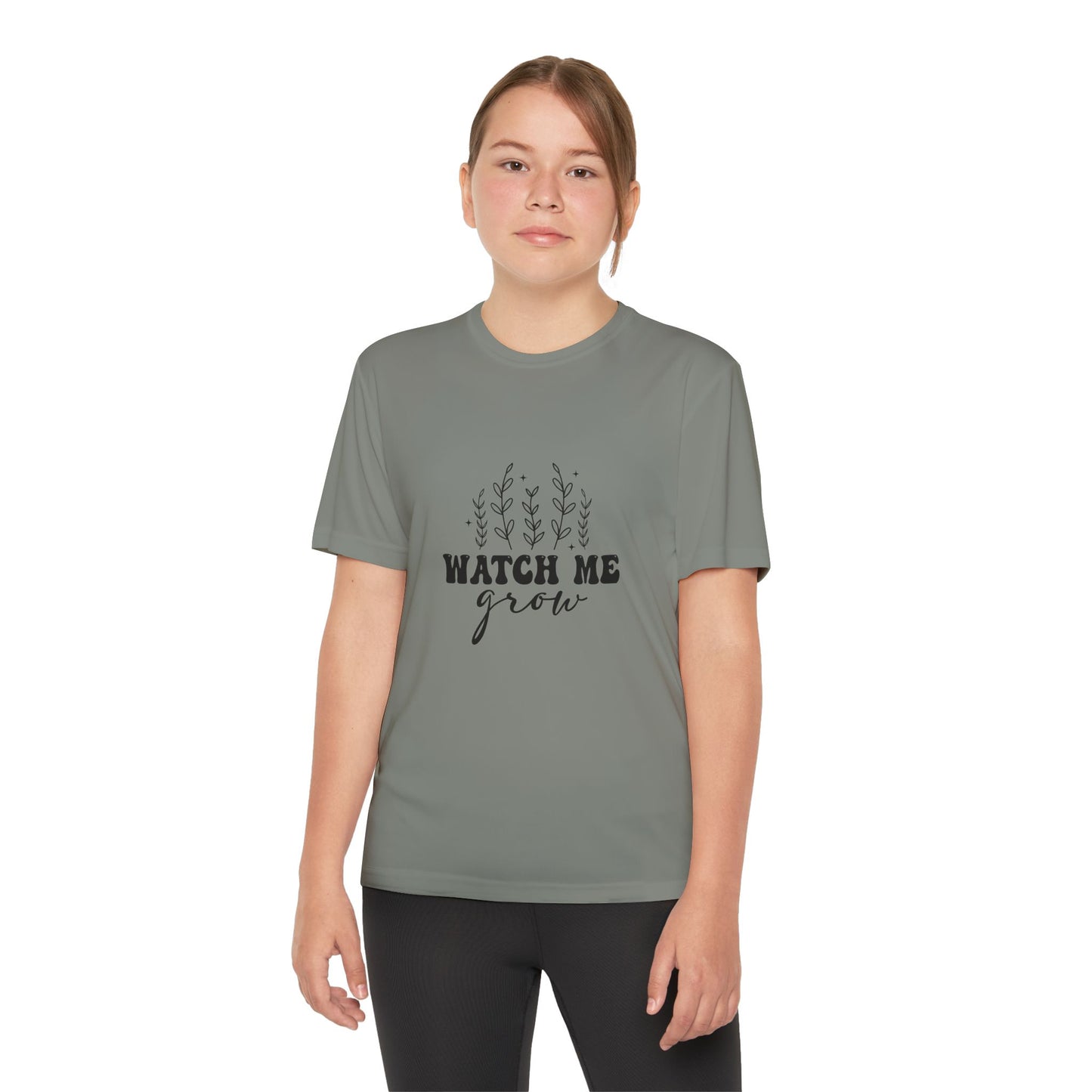 Youth Tee - "Watch Me Grow" Motivational Shirt