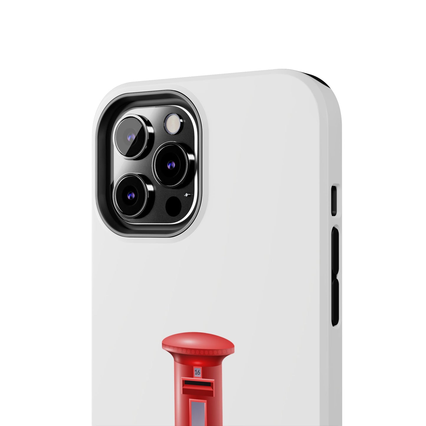 Red Mailbox Tough Phone Case, Durable Phone Cover, Unique Gift, Post Office Style, Trendy Phone Accessory