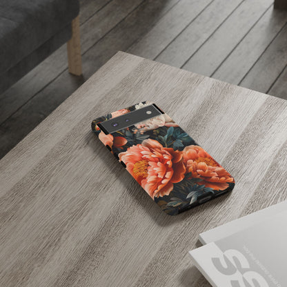 Floral Phone Case - Tough Cases, Durable Cover, Flower Design, Unique Gift, Phone Accessories