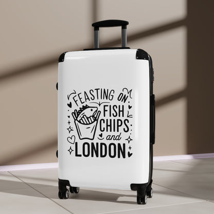 Fish Chips and London - Suitcase