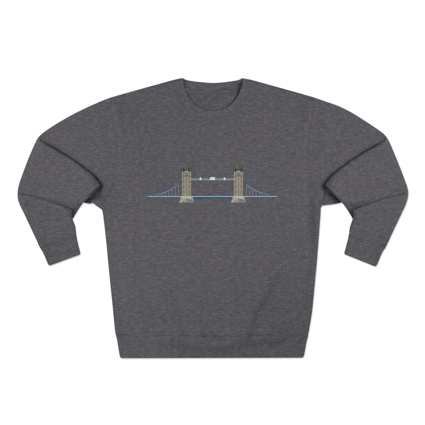 Unisex Crewneck Sweatshirt - Tower Bridge - Iconic London Landmark