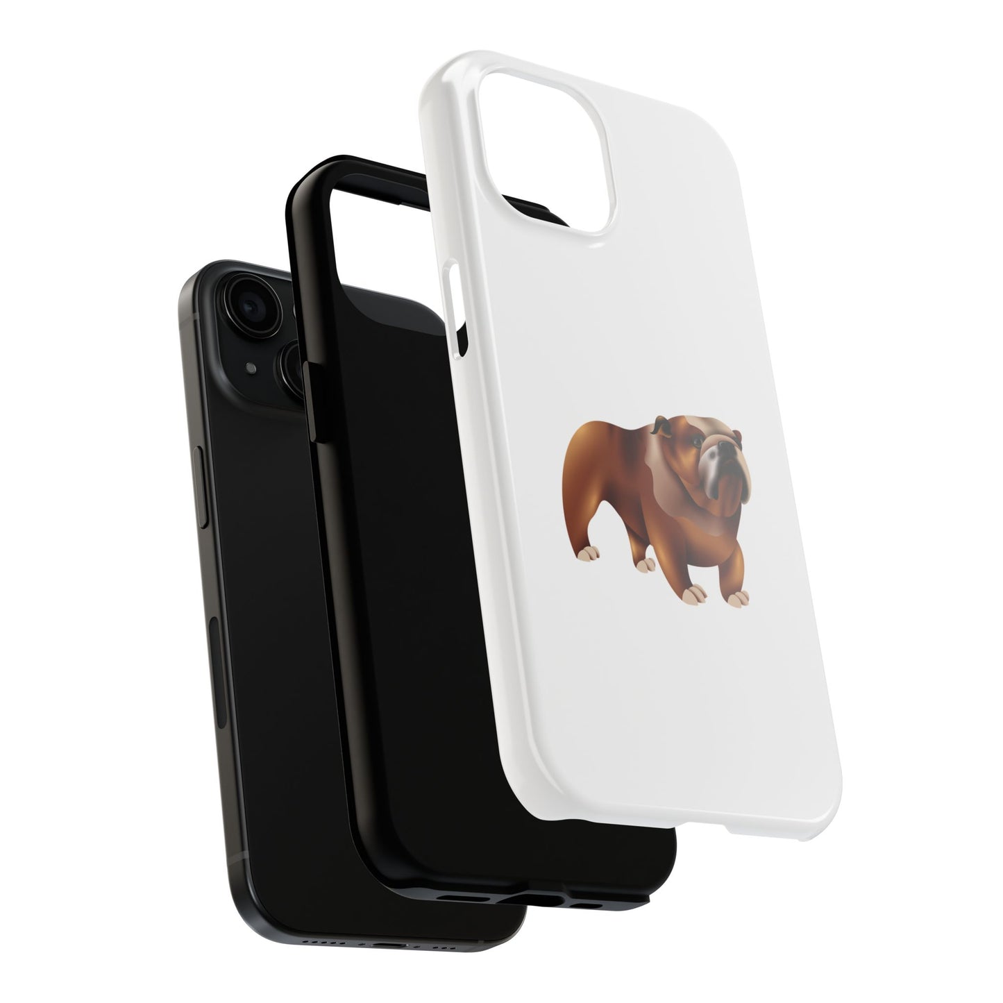 Bulldog Tough Phone Case, Durable Dog Lover Accessory, Pet-Themed Phone Cover, Unique Gift for Dog Owners, Cute Pet Cases