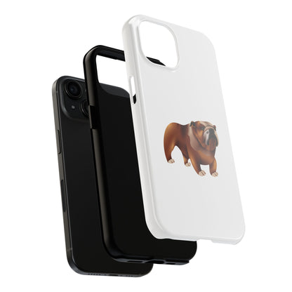 Bulldog Tough Phone Case, Durable Dog Lover Accessory, Pet-Themed Phone Cover, Unique Gift for Dog Owners, Cute Pet Cases