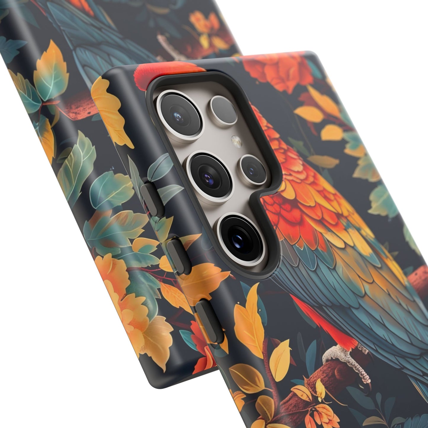 Vibrant Parrot Phone Case - Tough, Stylish, Nature-Inspired, Tropical, Wildlife, Perfect Gift, Summer Vibes