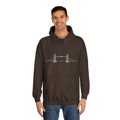 Tower Bridge Iconic Unisex College Hoodie