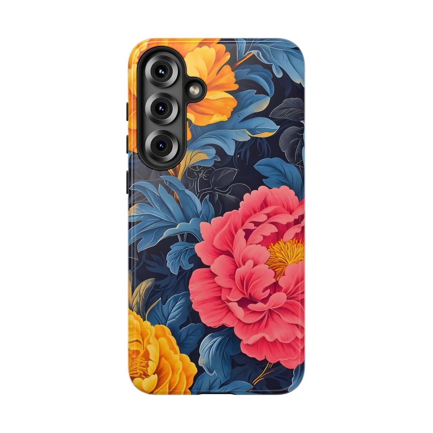 Floral Phone Case, Tough Cases, Stylish Mobile Cover, Gifts for Her, Phone Accessories, Unique Flower Design