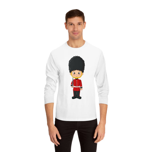 Unisex Classic Long Sleeve T-Shirt - British Soldier - Classic Military Elegance and Honorable