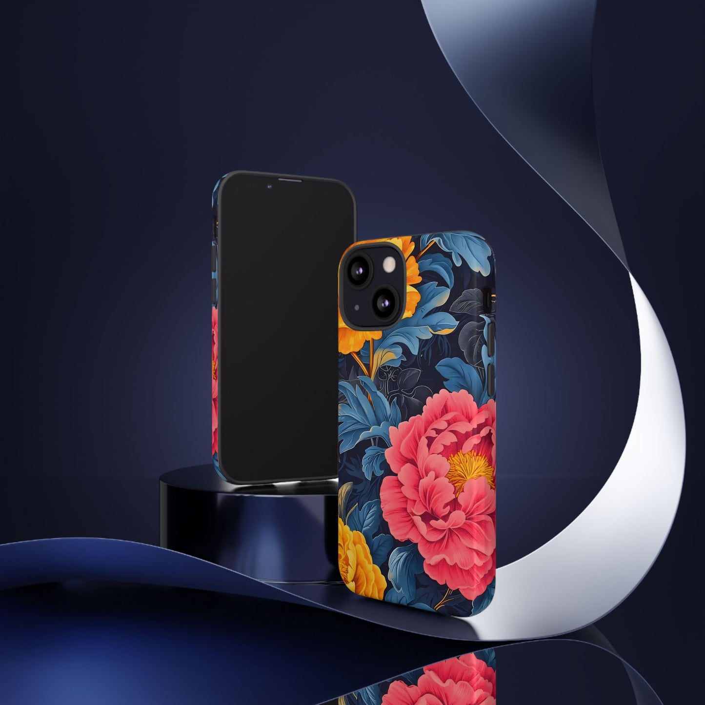 Floral Phone Case, Tough Cases, Stylish Mobile Cover, Gifts for Her, Phone Accessories, Unique Flower Design