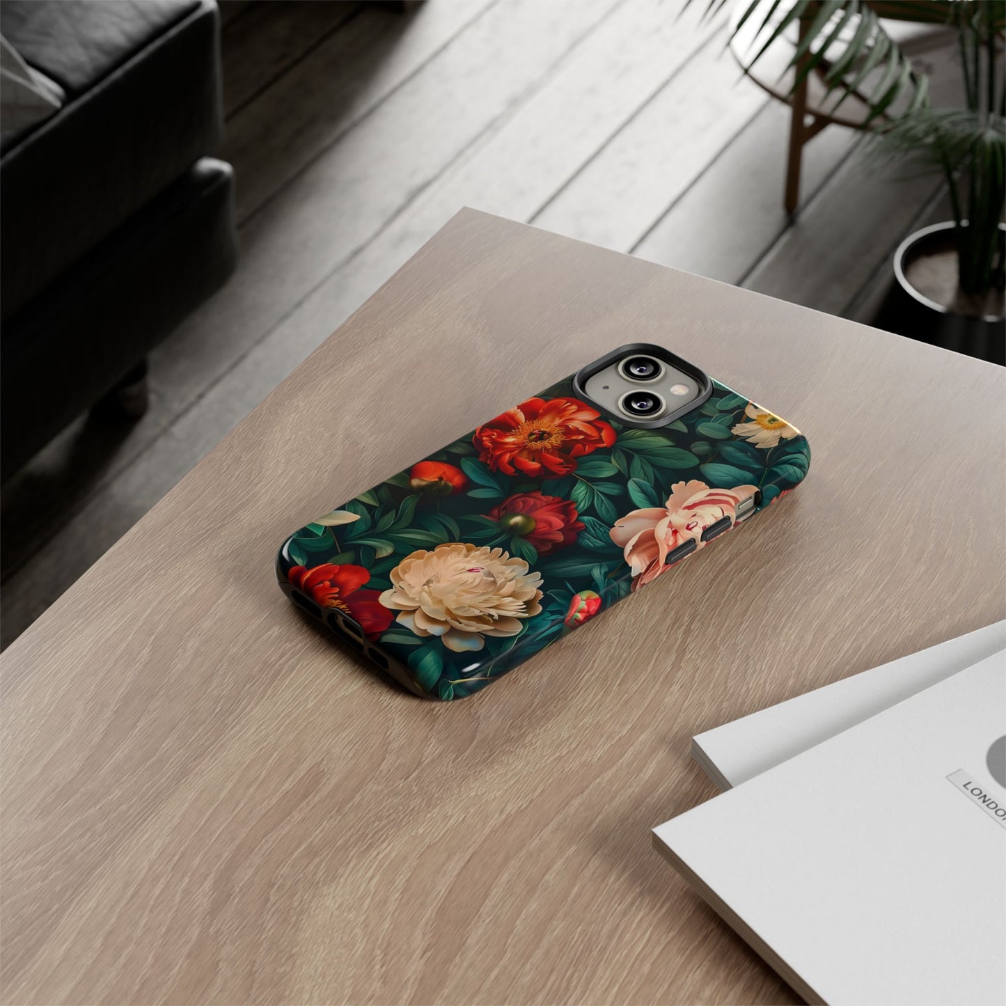 Floral Phone Case - Tough Cases, Vibrant Protection, Gift for Her, Cute Floral Design, Trendy Accessory, Perfect for Spring