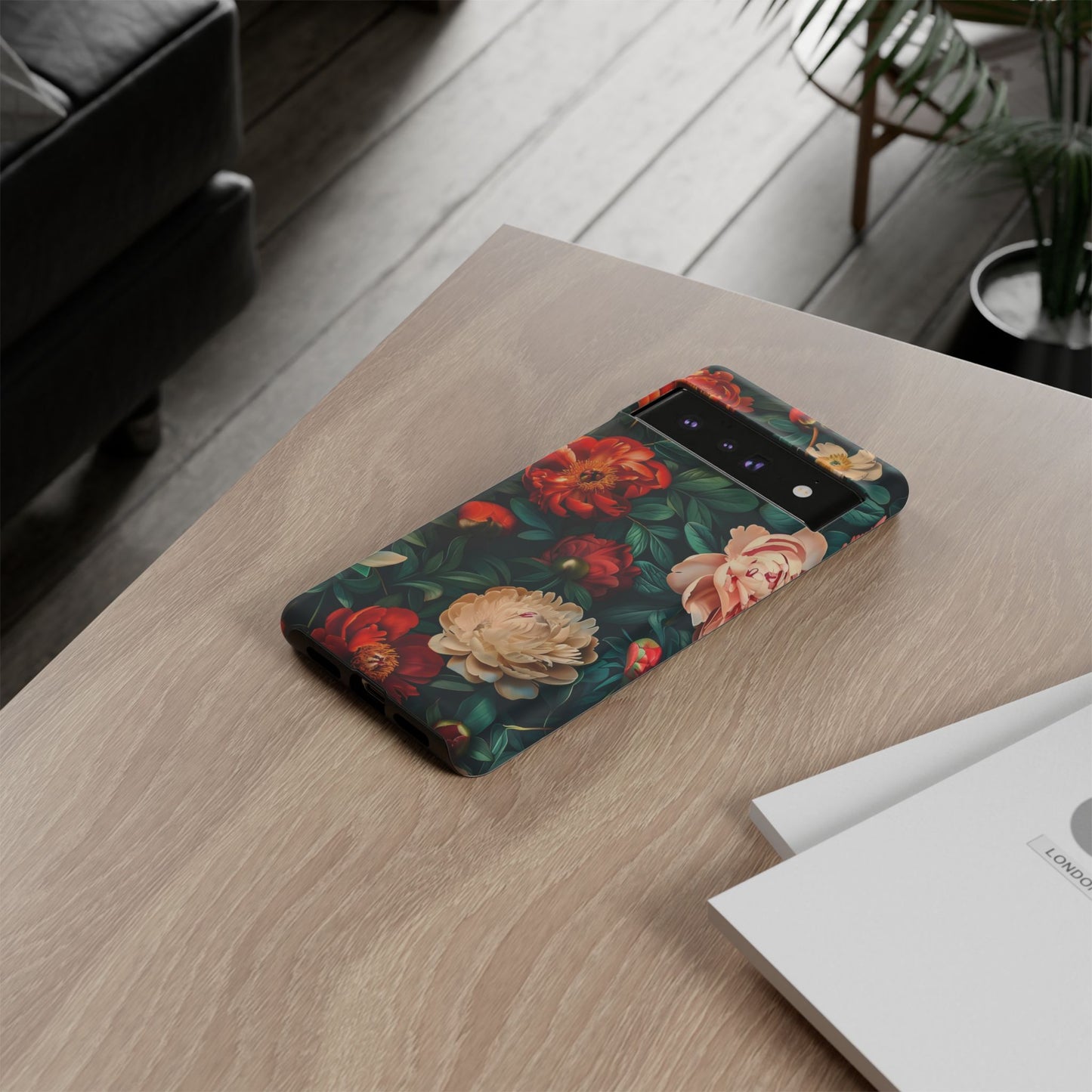 Floral Phone Case - Tough Cases, Vibrant Protection, Gift for Her, Cute Floral Design, Trendy Accessory, Perfect for Spring
