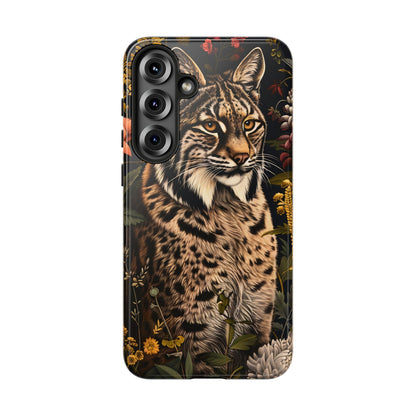 Wildlife Phone Case with Lynx Design, Tough Cases, Animal Lovers Gift, Nature Inspired Accessories, Unique Tech Protection