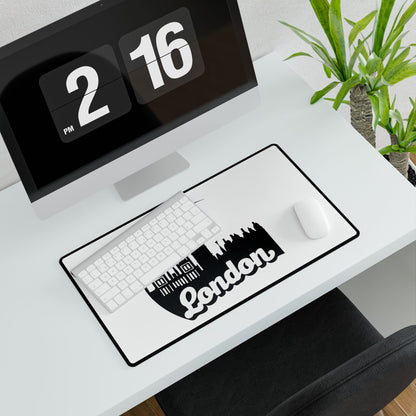 London Desk Mat, Stylish Workspace Decor, Gaming Mat, Office Essentials, Gift for Travelers, Ergonomic Desk Accessory
