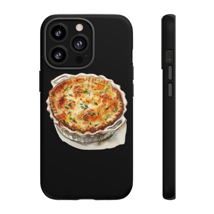 Quiche Phone Case - Funky Kitchen Decor, Foodie Gift, Chef Accessories, Culinary Art, Quirky Phone Cover