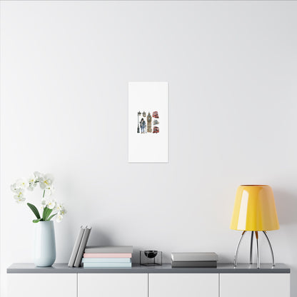 Canvas Art Print, London Skyline, Home Decor, Wall Art, Gift Idea, Travel Memories, Modern Wall Art