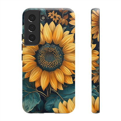 Sunflower Phone Case - Bright Floral Design, Stylish Tough Cover for Sunflower Lovers, Gift for Plant Enthusiasts, Mom Gift, Nature Lovers