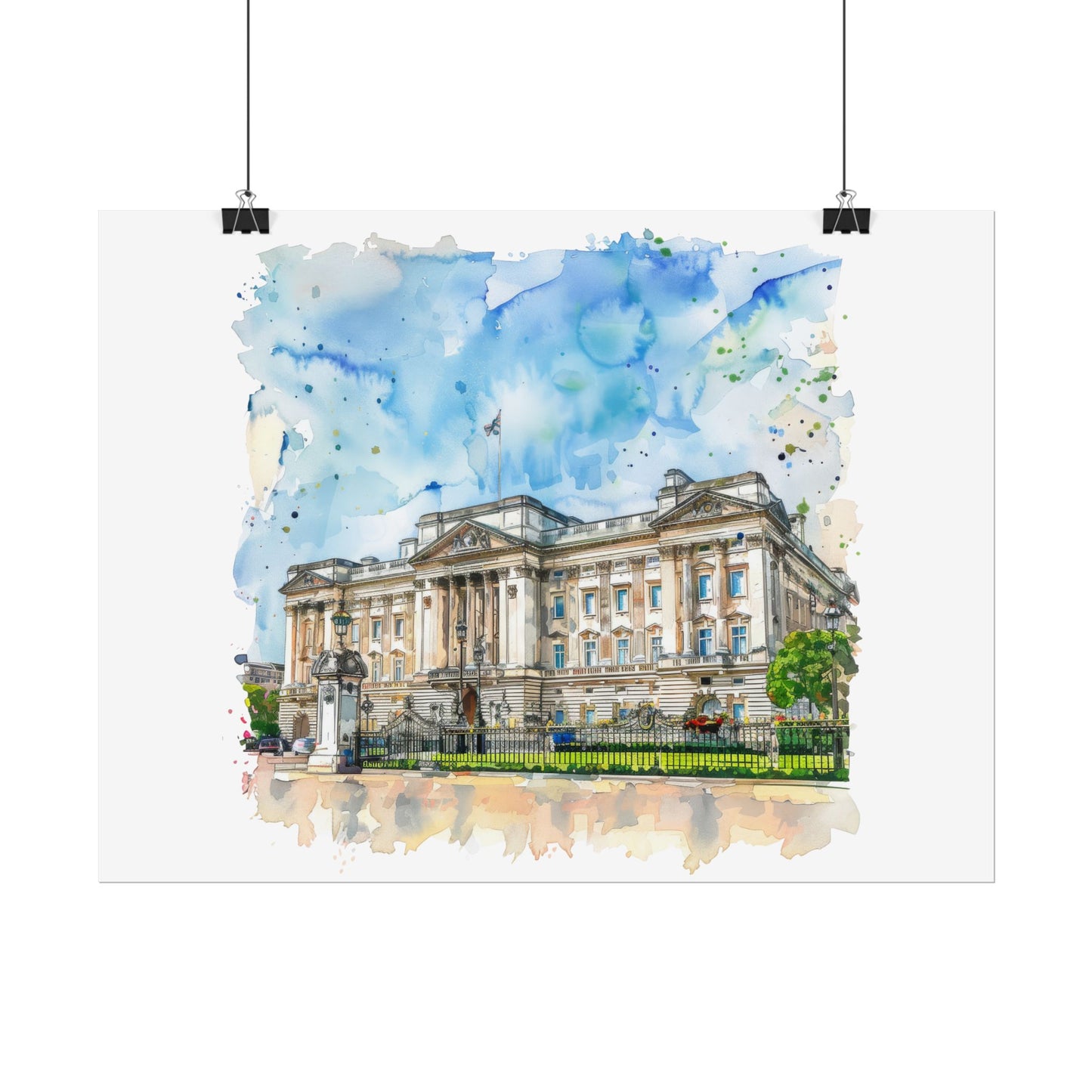 Watercolor Art Rolled Posters