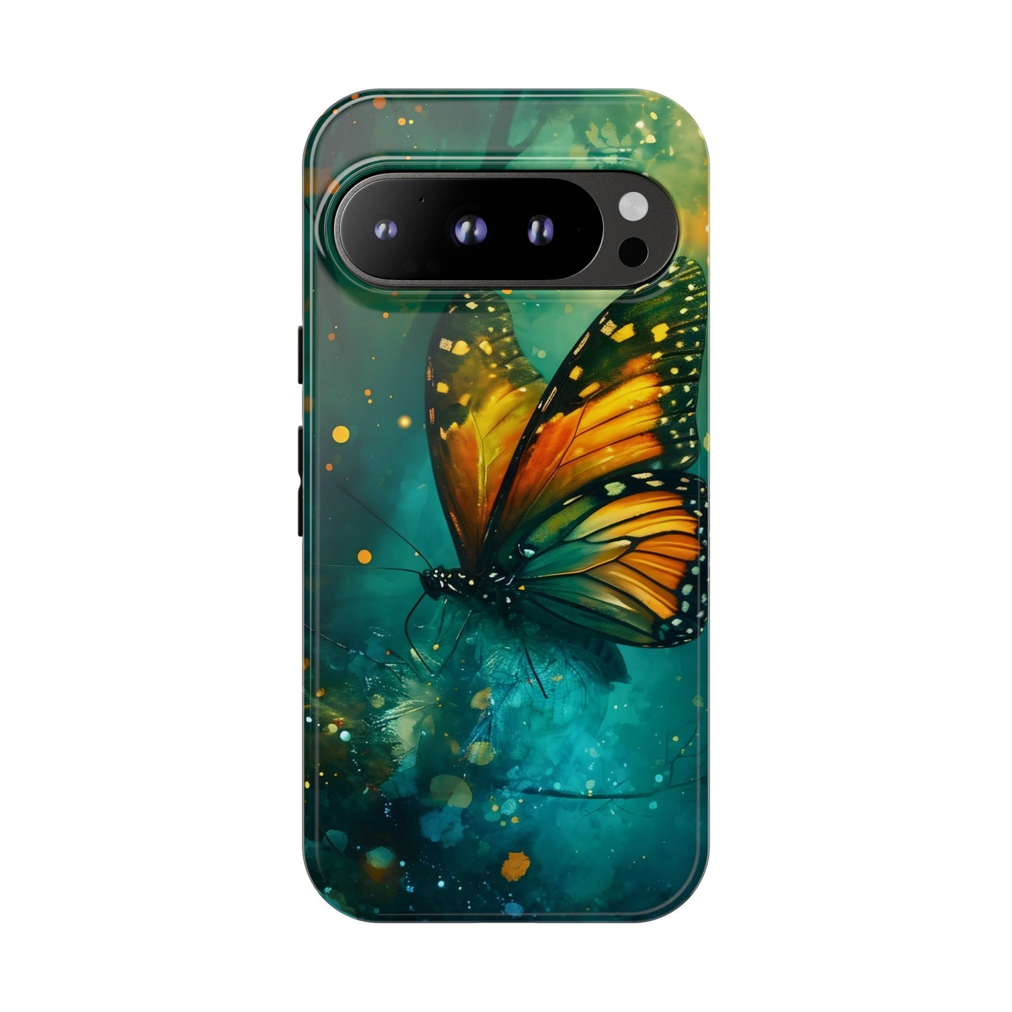 Colorful Butterfly Phone Case, Tough Cases for iPhone and Samsung, Cute Tech Accessories, Nature Lovers Gift, Vibrant Floral Design