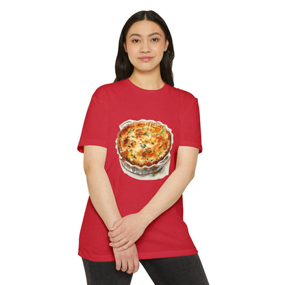 Unisex CVC Jersey T-shirt - A Taste of Tradition - Iconic British Cuisine