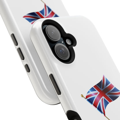 Vintage Union Jack Magnetic Phone Case, British Flag Tough Case, Gift for Anglophiles, Travel Accessories,UK Prid e Case