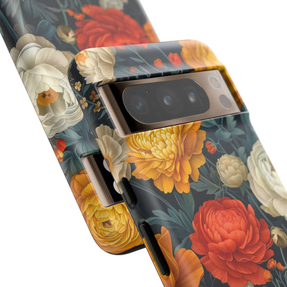 Floral Tough Case for Phones | Durable Floral Phone Cover, Boho Chic, Unique Gift for Her, Phone Protection, Flower Design