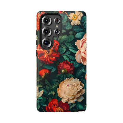 Floral Phone Case - Tough Cases, Vibrant Protection, Gift for Her, Cute Floral Design, Trendy Accessory, Perfect for Spring