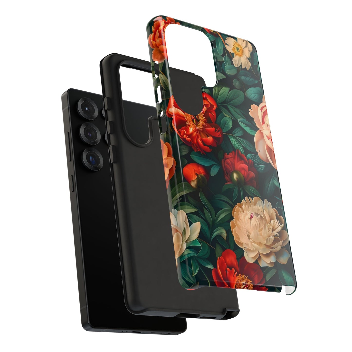 Floral Phone Case - Tough Cases, Vibrant Protection, Gift for Her, Cute Floral Design, Trendy Accessory, Perfect for Spring