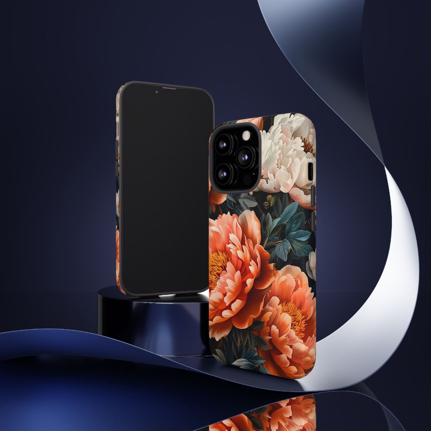 Floral Phone Case - Tough Cases, Durable Cover, Flower Design, Unique Gift, Phone Accessories