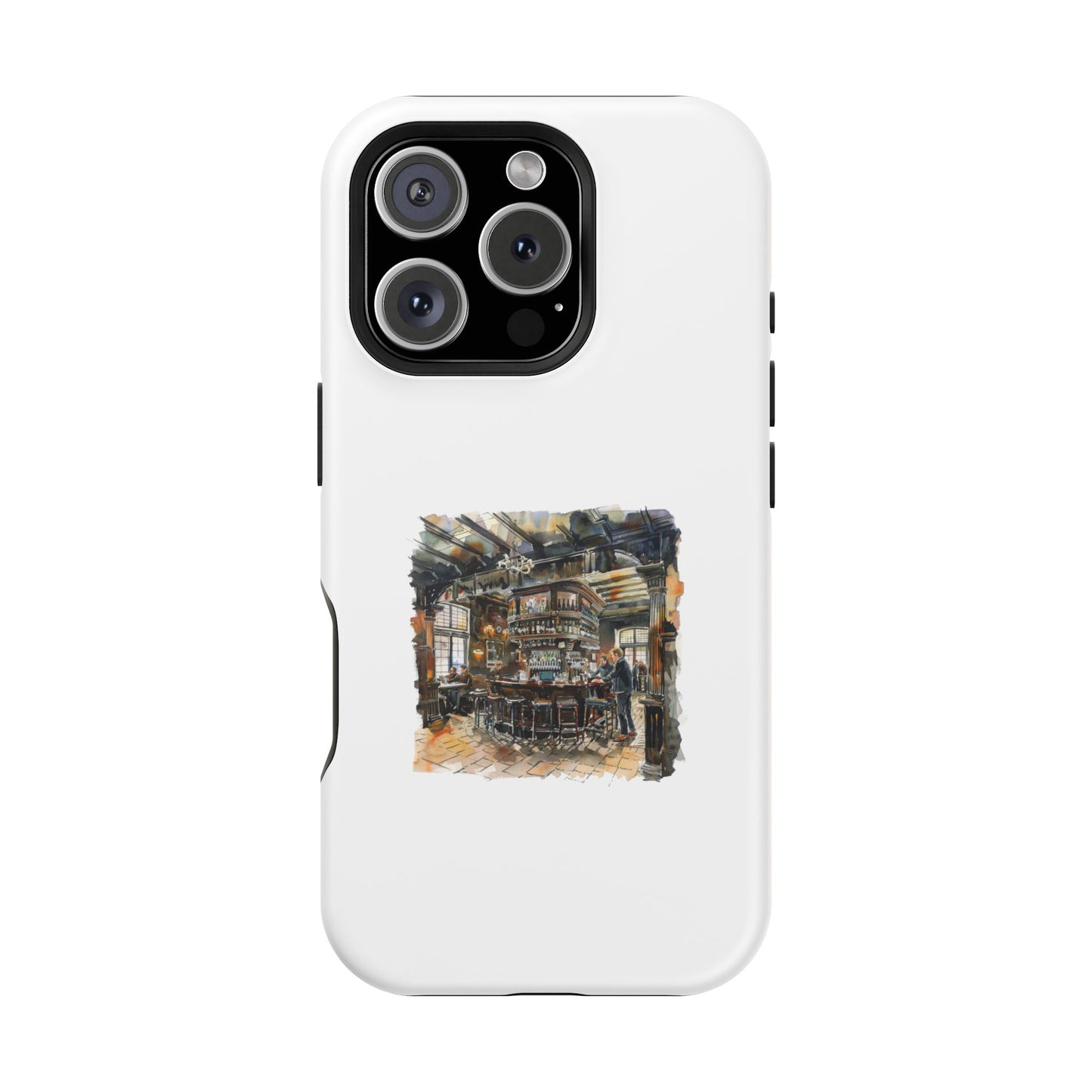 Artistic Magnetic Tough Cases | Stylish Phone Cover, Unique Illustrative Cases, Customizable Gifts for Travelers, Holiday Season Perfec
