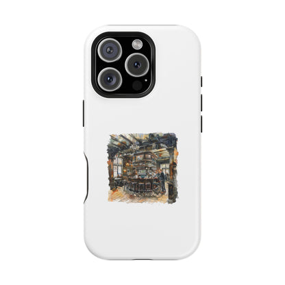 Artistic Magnetic Tough Cases | Stylish Phone Cover, Unique Illustrative Cases, Customizable Gifts for Travelers, Holiday Season Perfec