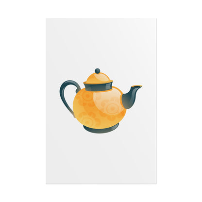 Vintage Tea Pot Rolled Posters
